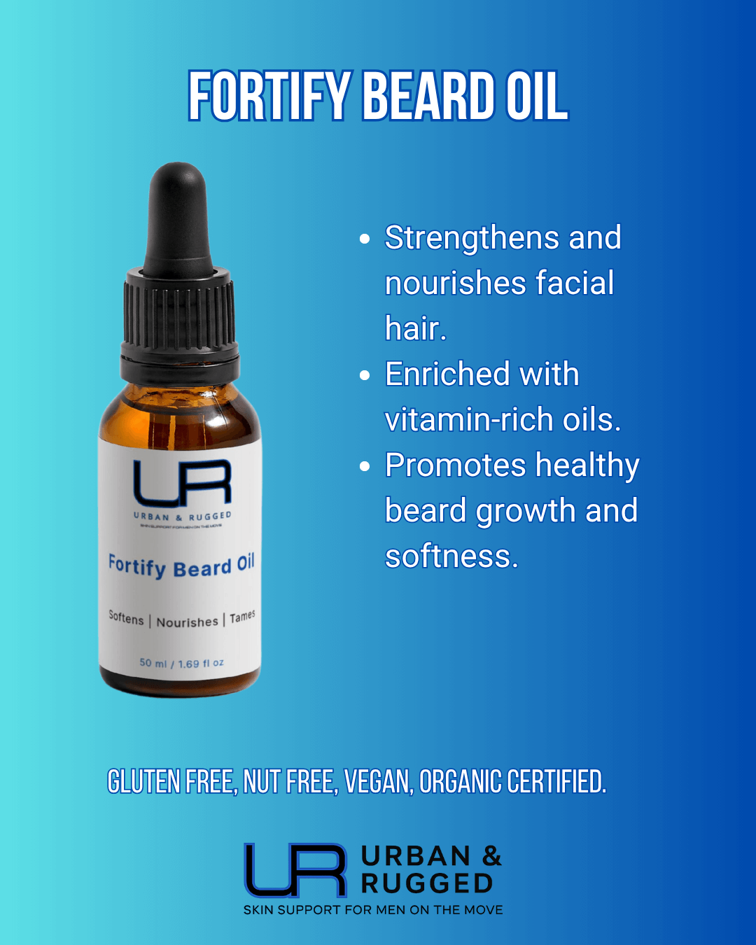 Fortify Beard Oil - Urban & Rugged